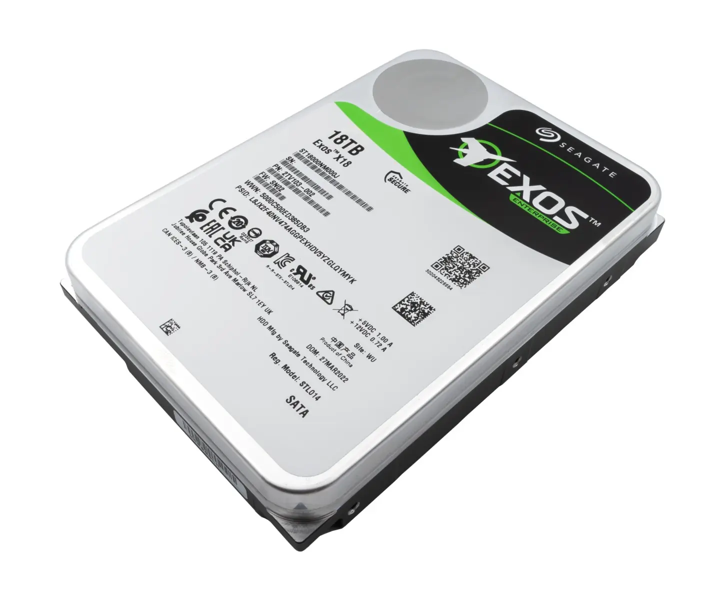 Seagate Exos X18 18TB 3.5" SATA hard disk